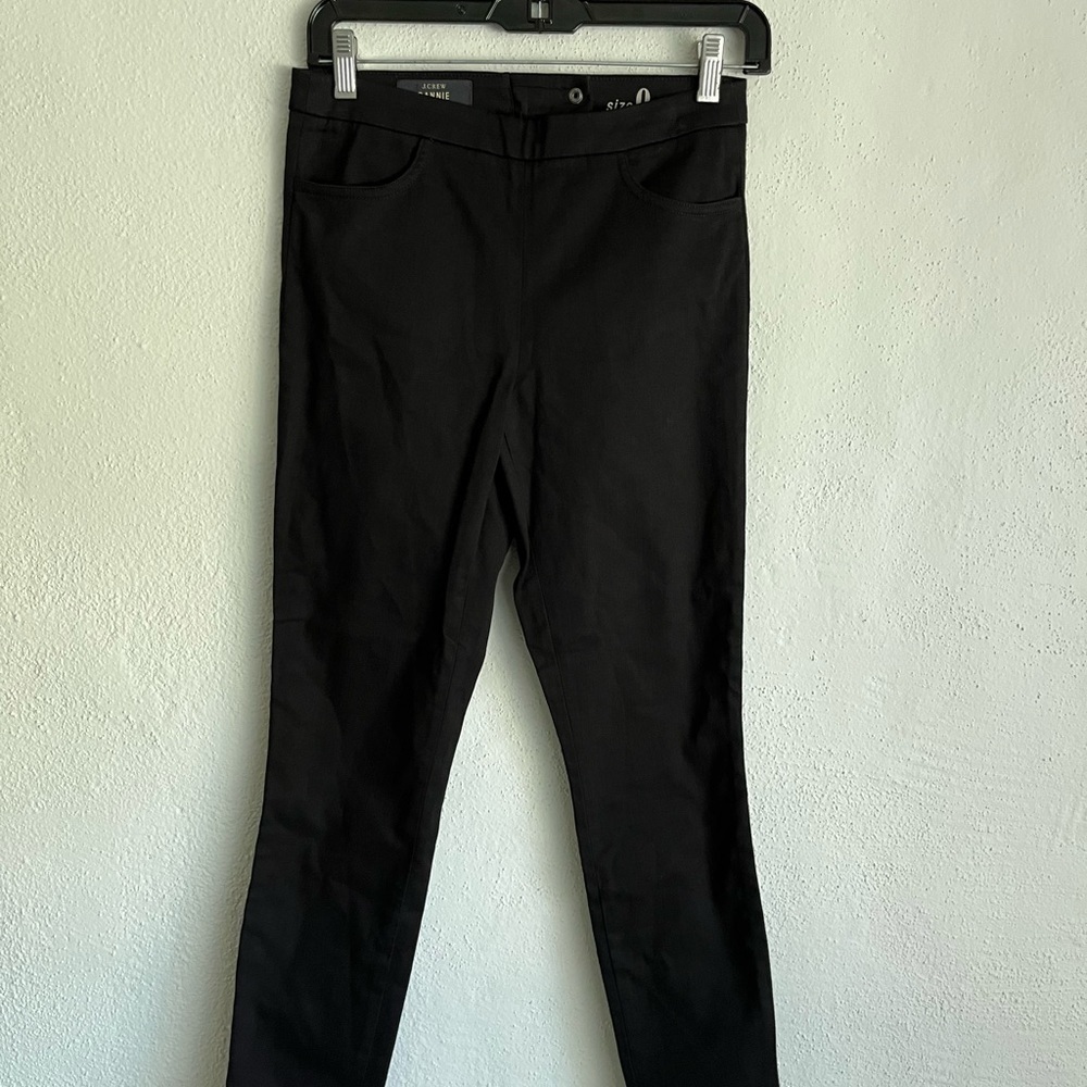 J. Crew Woman Black Dannie Style Skinny Jean, Size 0